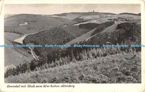 R480533 Lennetal mit Blick zum hohen Astenberg Jos Grobbel Nr 5216 1950