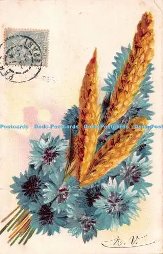 R482022 Blumen Serie 2824 Postkarte