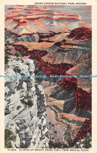 R482029 Arizona Grand Canyon National Park Blick auf Bright Angel Train von Ne