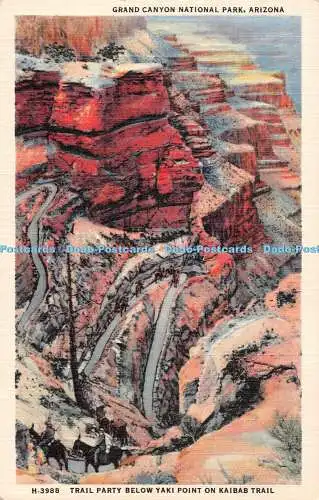 R482030 Arizona Grand Canyon National Park Trail Party unter Yaki Point auf Kaib