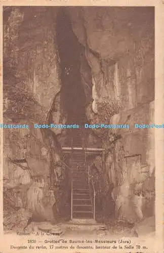 R482081 Grottes de Baume les Messieurs Jura A La Civette Unis France Catala Frer