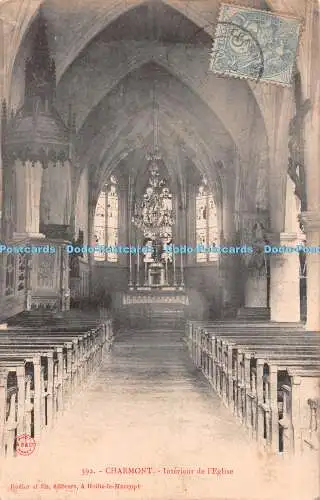 R482084 Charmont Interieur de l Eglise Rodier et Fils