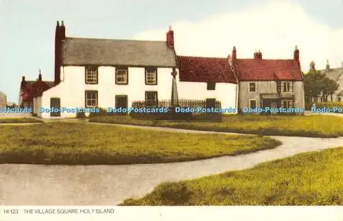 R480681 HI123 The Village Square Holy Island