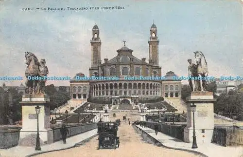 R480685 Paris Le Palais du Trocadero et le Pont dIena L Dupont 1918