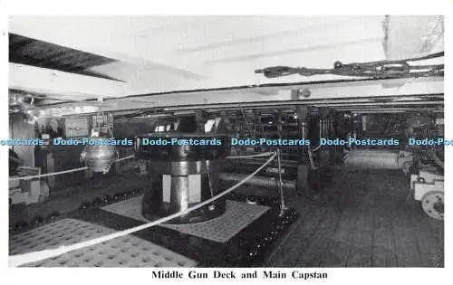 R480692 Middle Gun Deck und Main Capstan Hamilton Fisher Pimlico Torquay Portsmo