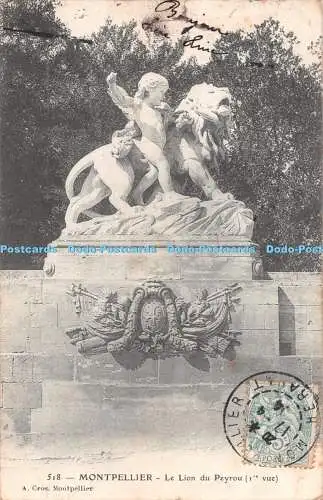 R482134 Montpellier Le Lion du Peyrou A Gros