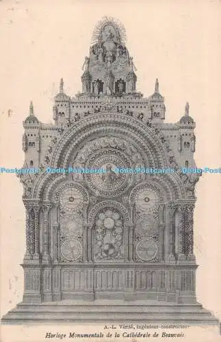 R482141 Horloge Monumentale de la Cathedrale de Beauvais A L Verite