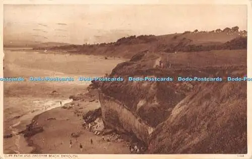 R480702 Cliff Path and Orcombe Beach Exmouth 31468 1948