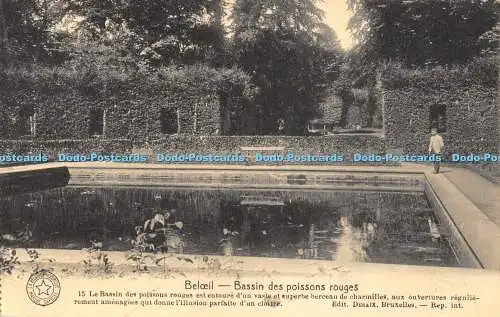 R480718 Beloeil Bassin des poissons rouges 15 Le Bassin des poissons rouges est