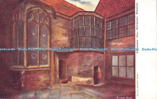 R480721 Strangers Hall Exterior Norwich No 811 Jarrolds Series