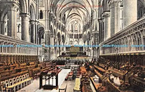 R480746 4079 The Choir Canterbury Cathedral Valentines Series 1906