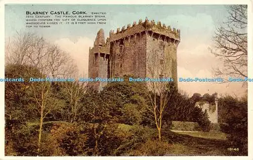 R480790 Blarney Castle Kork errichtet 15. Jahrhundert berühmter Blarney Stein 18146 Carb