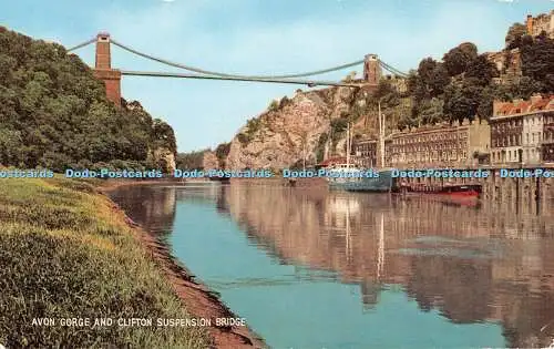 R482290 Avon Gorge and Clifton Suspension Bridge J Salmon