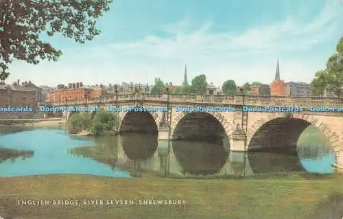 R482352 Shrewsbury English Bridge River Severn J Salmon