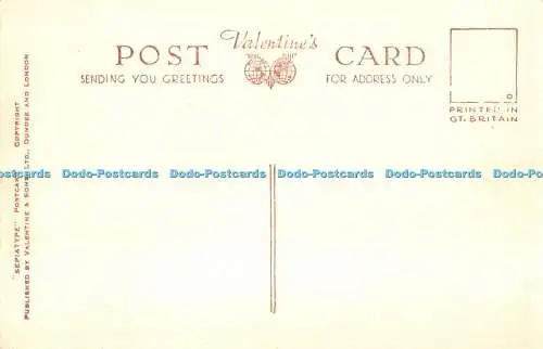 R481082 Lindisfarne Castle Holy Island K 9143 R Sepiatype Valentines
