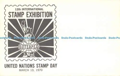 R482529 12. Internationale Briefmarkenausstellung der Vereinten Nationen Interpex