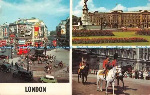 R482534 London Piccadilly Circus Buckingham Palace Multi View 1969