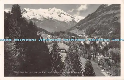 R481164 Blick von der schwarzen Liesl auf Badgastein Franz Mortl 1942