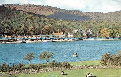 R482612 Windermere Lakeside Sanderson and Dixon Plastichrome 1963