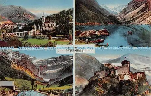 R481305 Souvenir des Pyrenees E Quinault Lourdes Multi View
