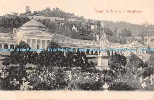 R482730 Genua Staglieno Postkarte