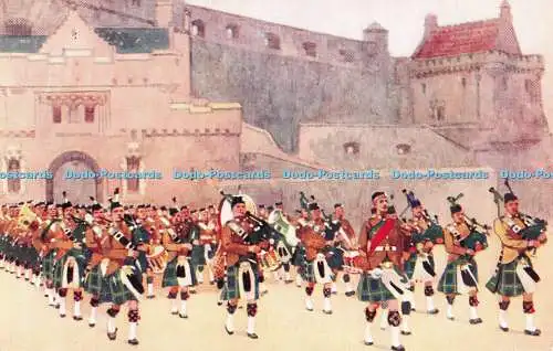 R482743 Vermutlich Schottland Menschen mit Dudelsack