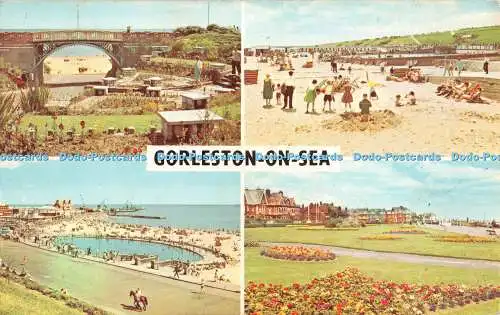 R482752 Gorleston on Sea The Ravine The Beach The cliff Gardens Multi View 1970