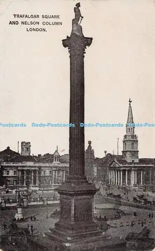 R484864 Trafalgar Square and Nelson Column London The Auto Photo Series