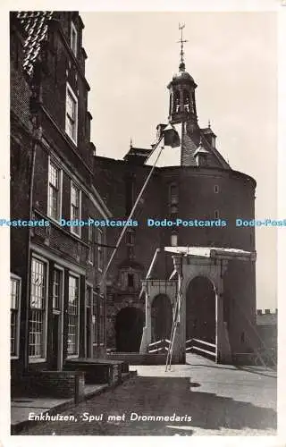 R484880 Enkhuizen Spui met Drommedaris No 39 J G v Agtmaal