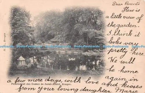 R485011 Pensionnat des Dames de Saint Andre Bruges M G