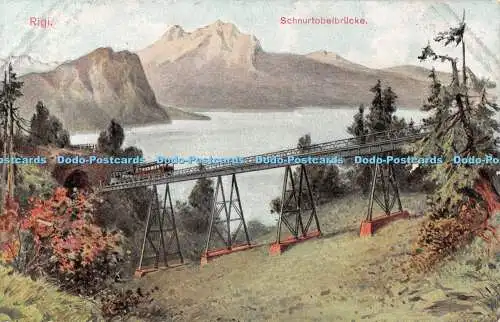 R481575 Rigi Schnurtobelbrücke Stolle Serie 47 Nr 577