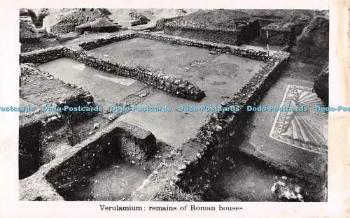 R485189 Verulamium Reste römischer Häuser RP Fotoarbeit