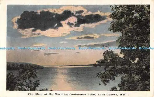 R485191 The Glory of the Morning Conference Point Lake Geneva Wis E C Kropp Milw