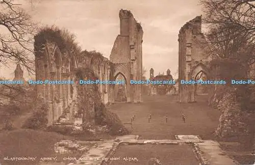 R481717 Glastonbury Abbey Choir and Site of High Altar Goodalls Avalon Series
