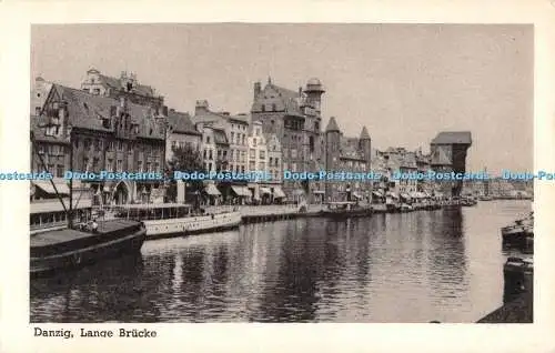 R481762 Danzig Lange Brücke A D Nr 17 1937