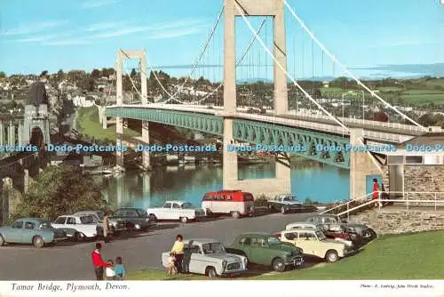 R483172 Devon Plymouth Tamar Bridge John Hinde E Ludwig 1986