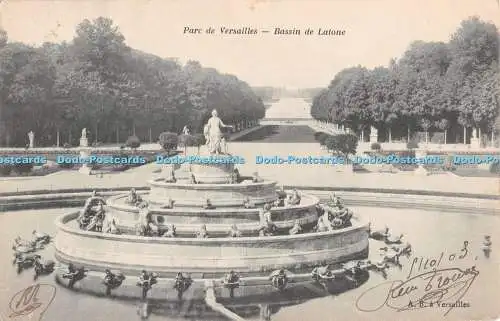 R483198 Parc de Versailles Basin de Latone A B 1903