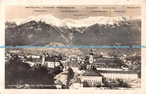 R485390 Innsbruck vom Berg Isel mit Nordkette Tirol 15107 W Monopol A G Schollho