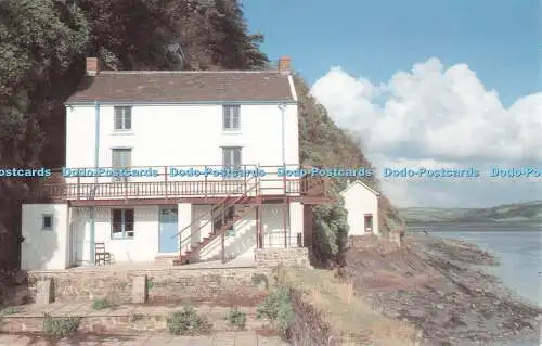 R483289 Wales Dyfed Laugharne Dylan Thomas Boathouse Torbogen Werbung