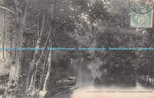 R483329 Bords de Marne Creteil Vue sur le bras du Chapitre C L C 1905