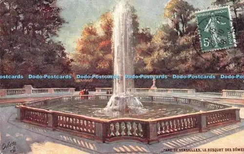 R483417 Parc de Versailles Le Bosquet des Domes Tuck Oilette Serie 944 P Nr 12