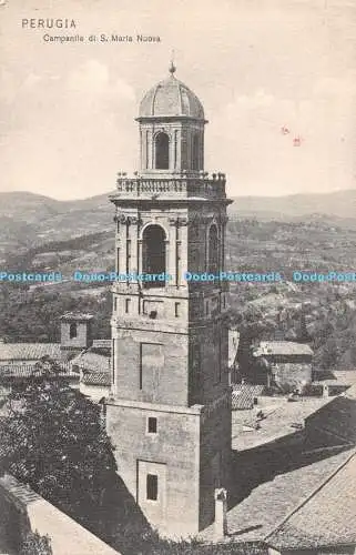 R487062 Perugia Campanile di S Maria Nuova G Tilli