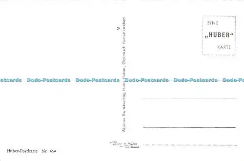 R485634 Garmisch Partenkirchen Strassenidylle H Huber Nr 654