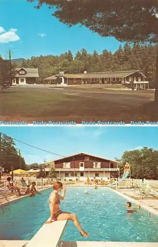 R483576 Covered Bridge Motel Jackson New Hampshire Dick Smith Dexter Press Multi