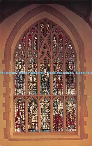 R483577 Walsingham East Window St Mary Church L M Sears Plastichrome by Colourpi