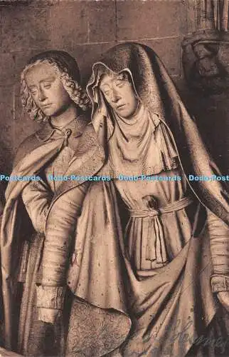 R487134 Les Saints de Solesmes Notre Dame et Saint Jean au Tombeau du Christ J M