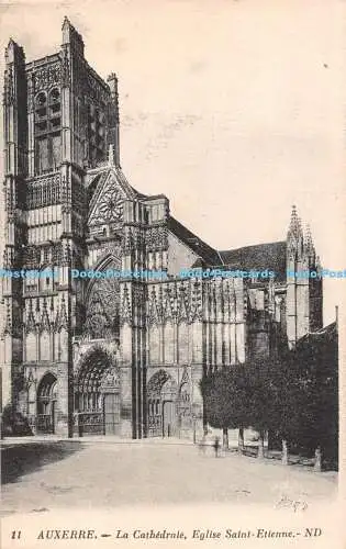 R487145 Auxerre La Cathedrale Eglise Saint Etienne ND Levy et Neurdein Reunis