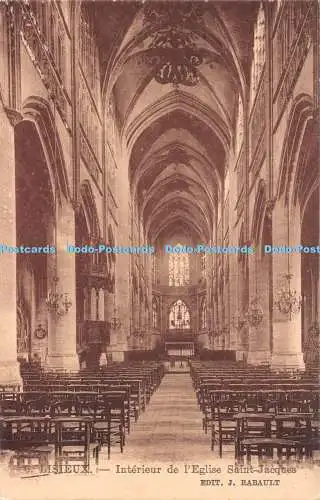 R487148 Lisieux Interieur de l Eglise Saint Jacques J Rabault