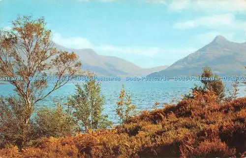 R485699 Loch Leven und der Pap von Glencoe Postkarte