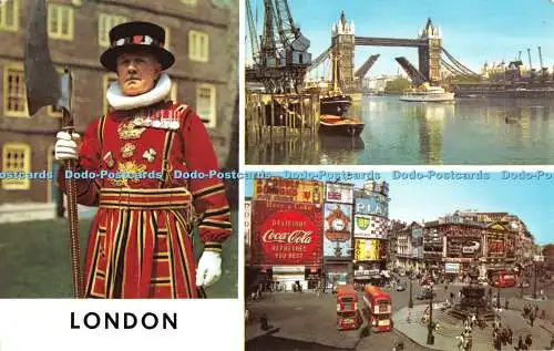 R485714 London Tower Bridge Piccadilly Circus Multi View